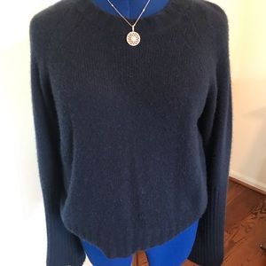Skull cashmere navy soft and fuzzy size small